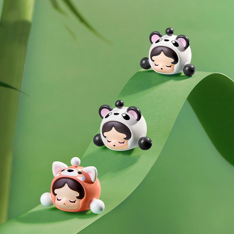 POP BEAN SKULLPANDA Panda Partner Set (Chengdu Limited Edition)Series Figures