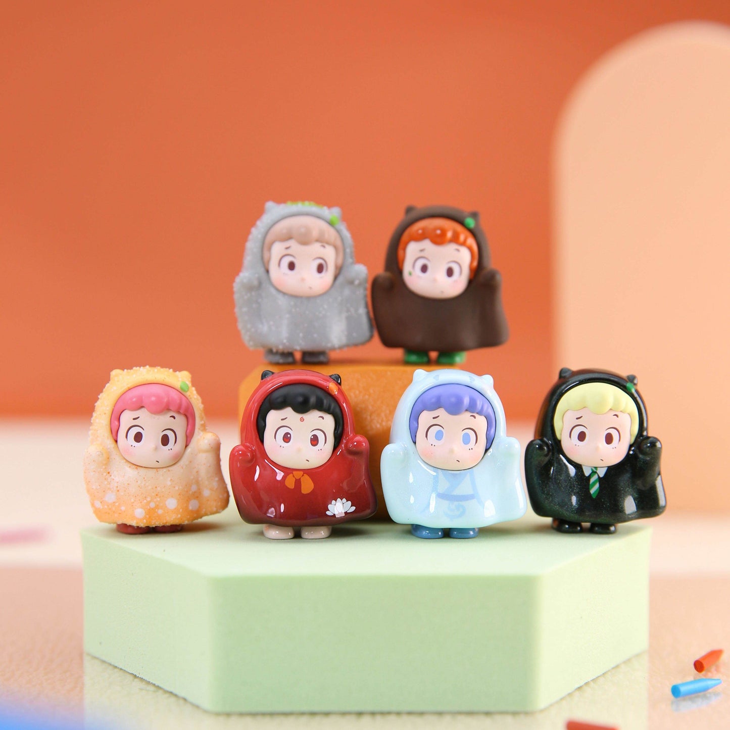 Piny Let's Hang Out Together V2 Capsule Series Mini Beans Figures