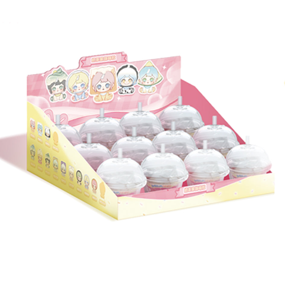 Milk Tea Family Series Mini Beans Figures