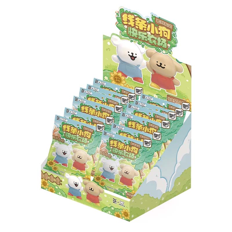 Maltese Happy Farm Series Mini Beans Figures