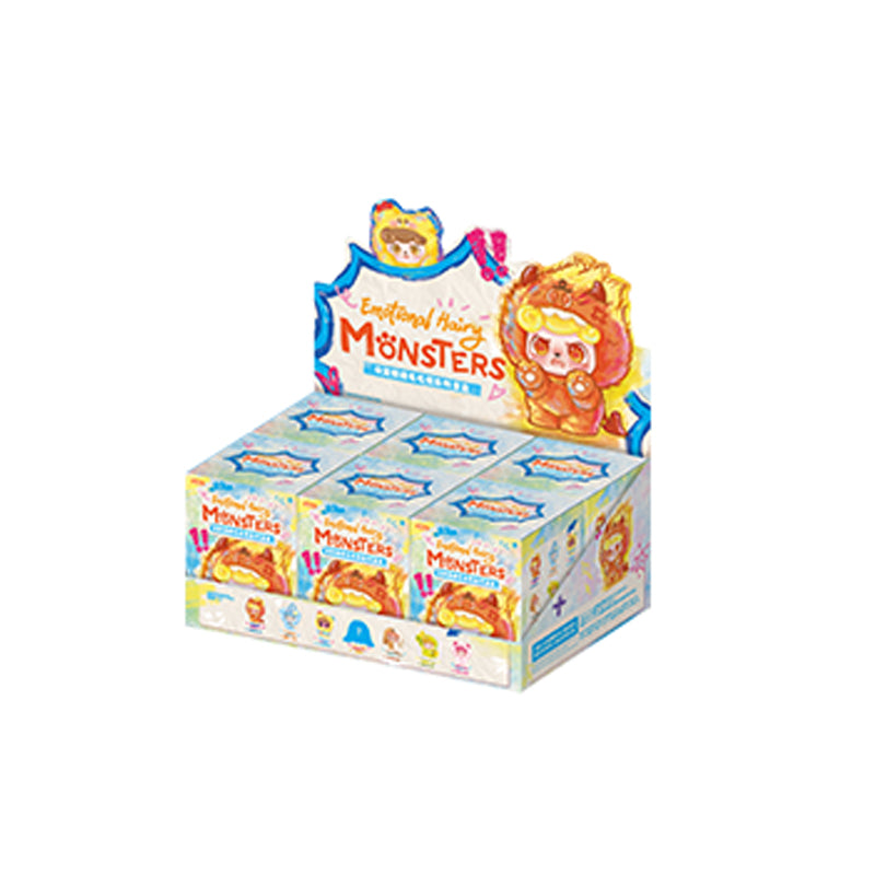 Q.Kid Emotional Hairy Monster Series Plush Dolls