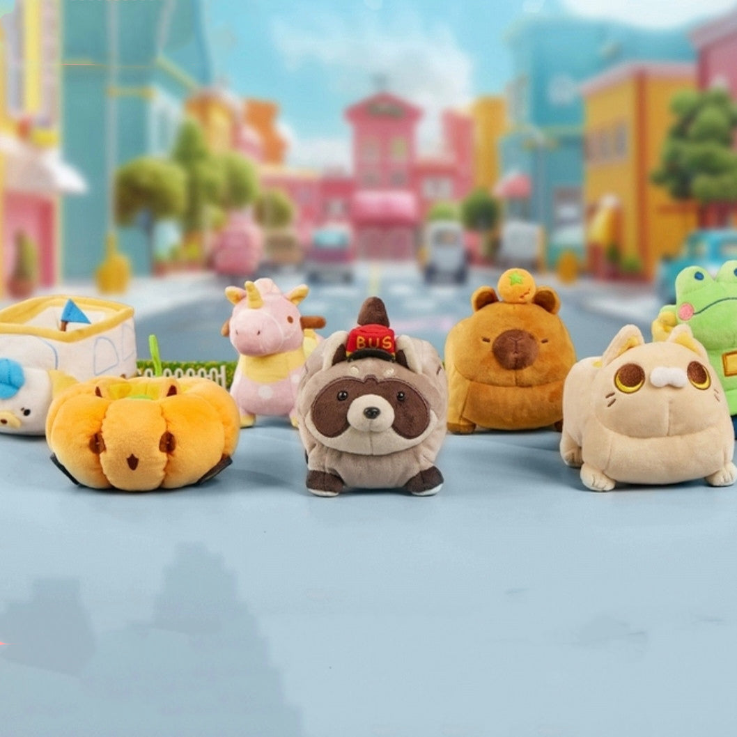 City Roaming Series Plush Car Dolls