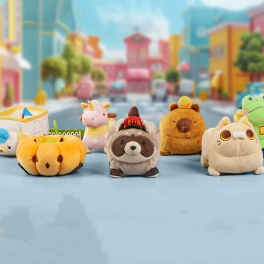 City Roaming Series Plush Car Dolls