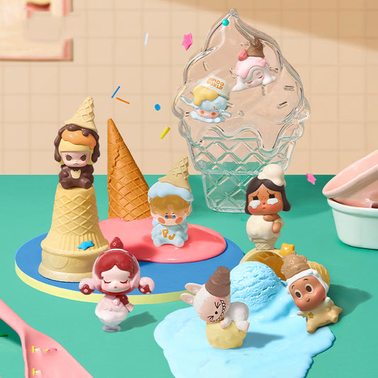 POP BEAN Melt Ice Cream Series Figures Set