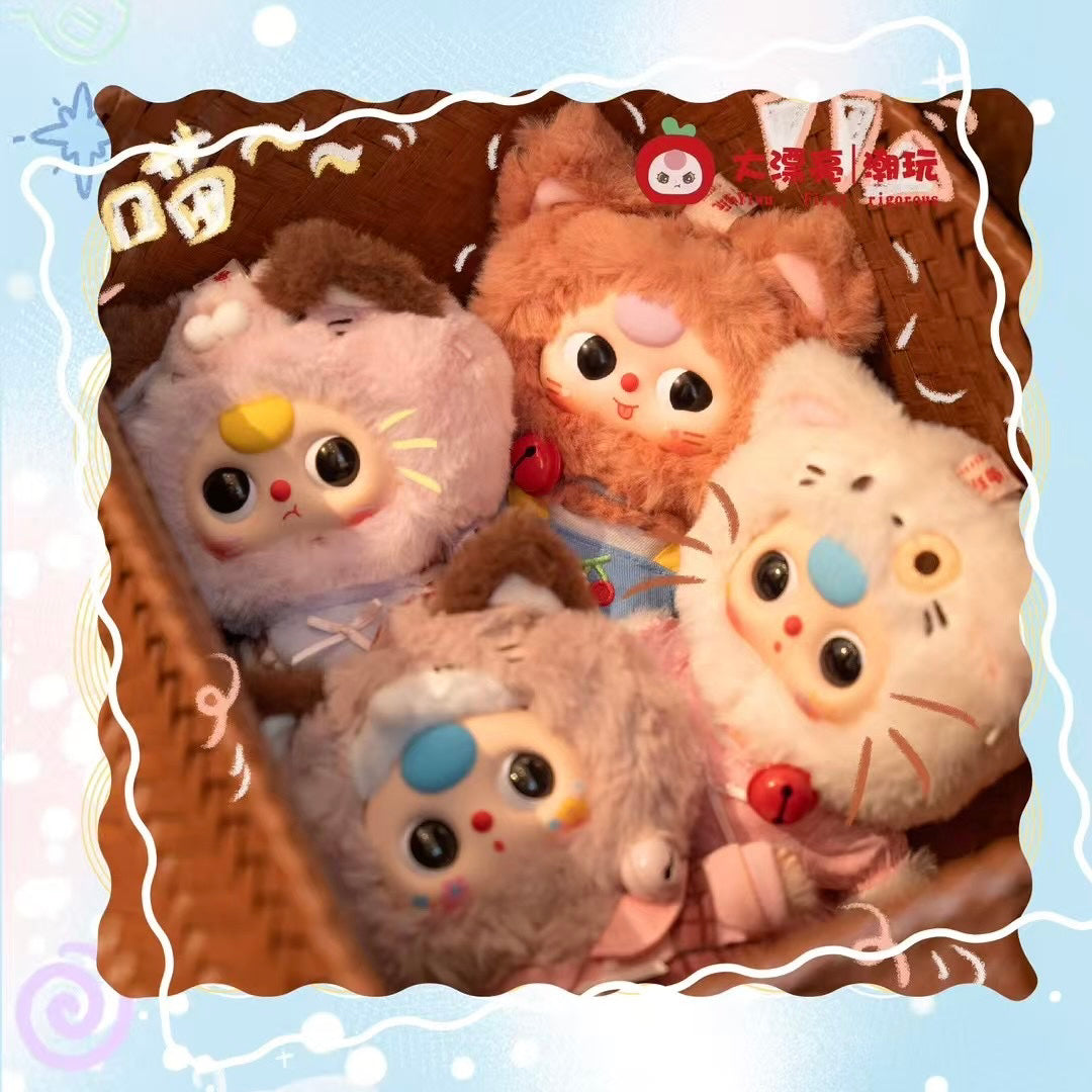 Baby Three Cat Wardrobe Series Plush Dolls