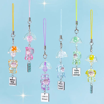 zZoton Gummy Bear Wishing Wind Chime Amulet Series Figures