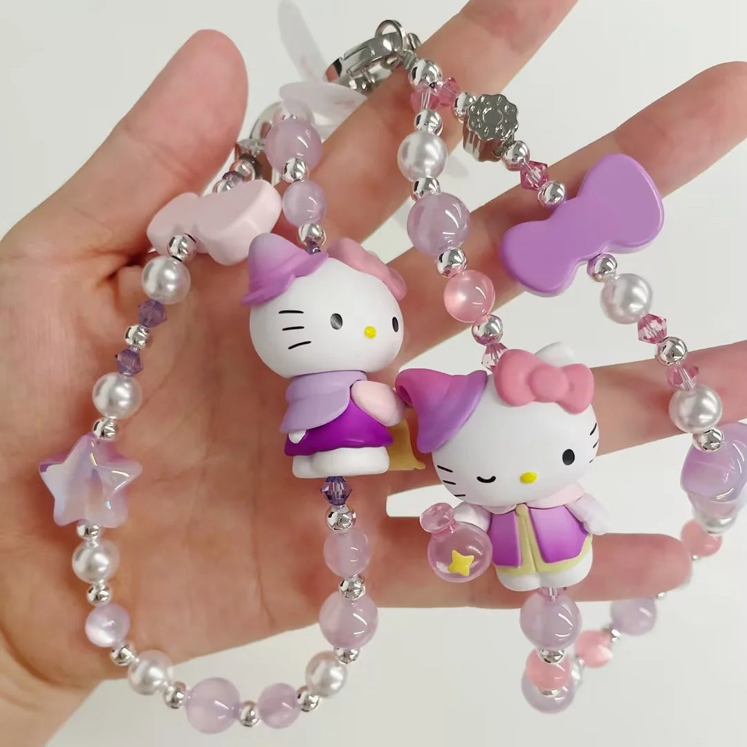 Hello-Kitty Astrology Study Series Phone-Chains PVC Figures