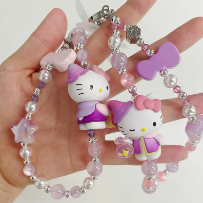 Hello-Kitty Astrology Study Series Phone-Chains PVC Figures