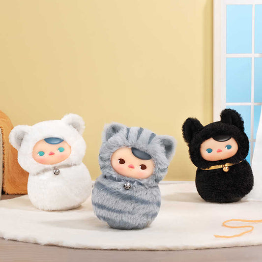PUCKY Roly-Poly Kitty Series-Vinyl Plush Dolls