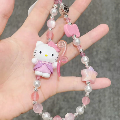 Hello-Kitty Astrology Study Series Phone-Chains PVC Figures