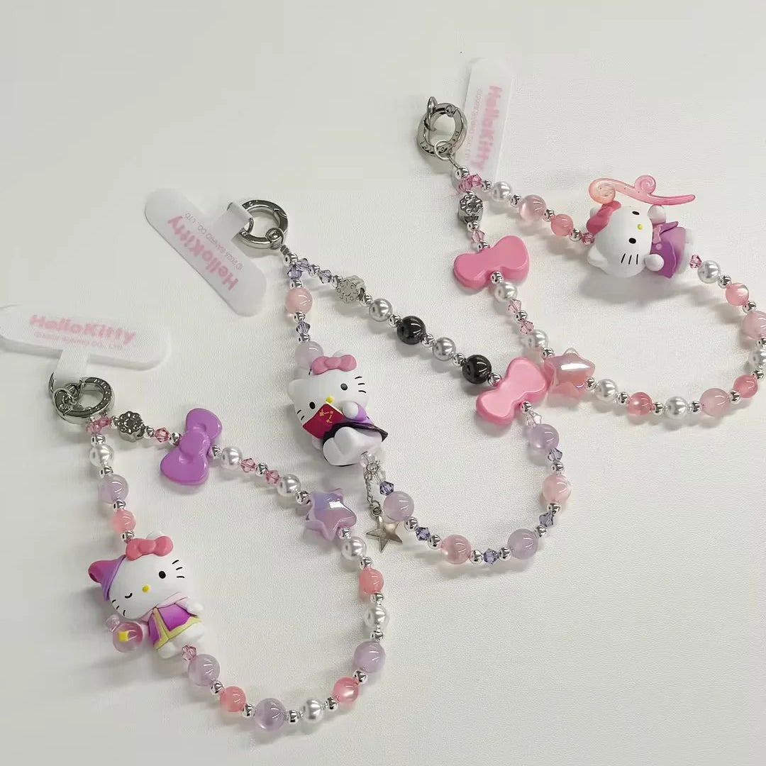Hello-Kitty Astrology Study Series Phone-Chains PVC Figures