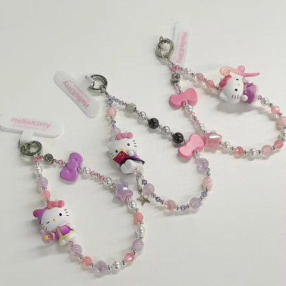 Hello-Kitty Astrology Study Series Phone-Chains PVC Figures