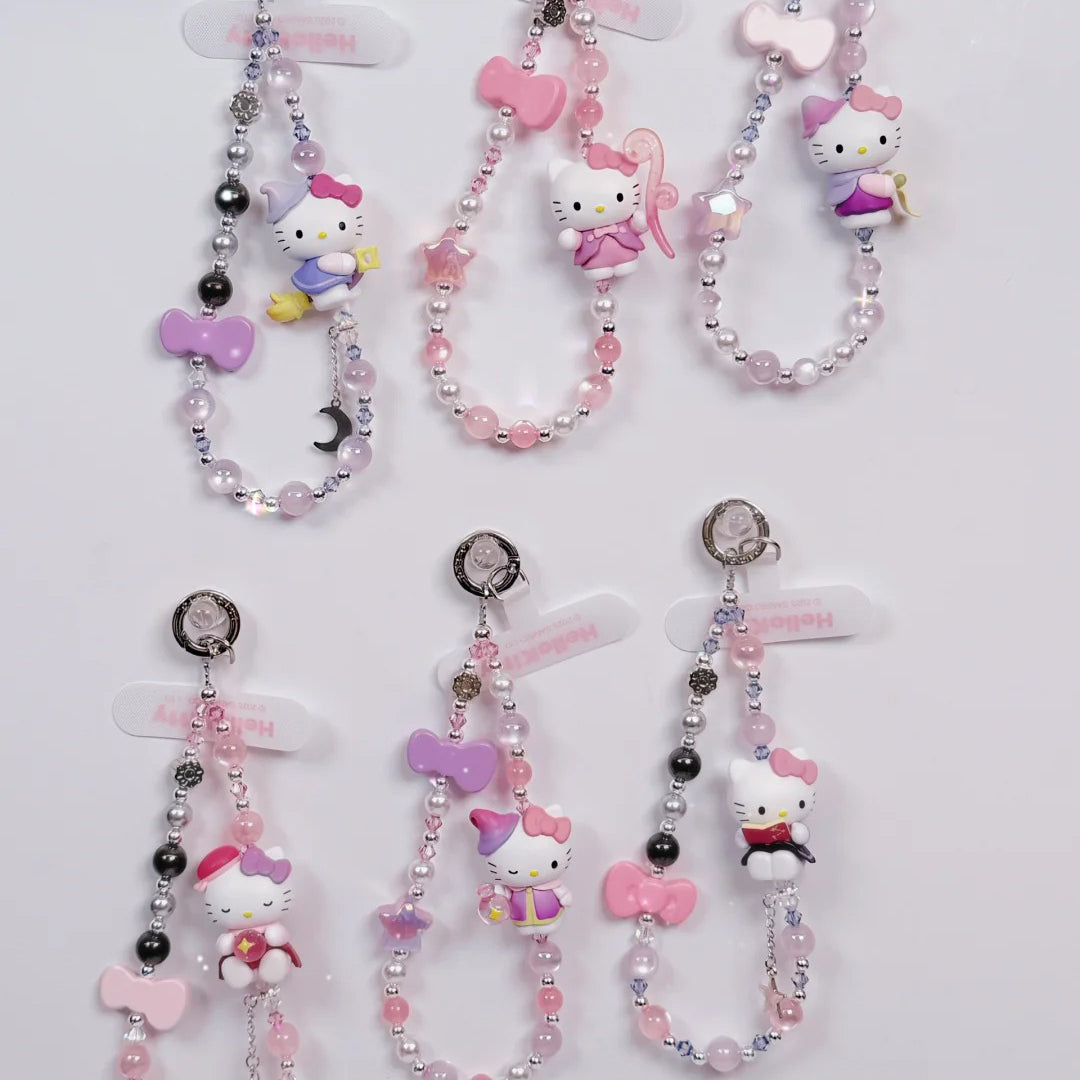 Hello-Kitty Astrology Study Series Phone-Chains PVC Figures