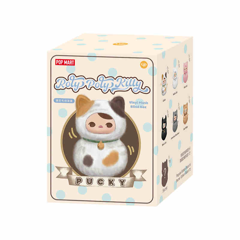 PUCKY Roly-Poly Kitty Series-Vinyl Plush Dolls