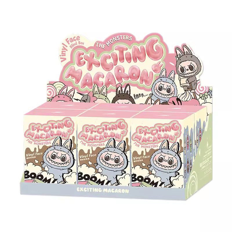 THE MONSTERS Exciting Macaron Vinyl Face Series Plush Dolls